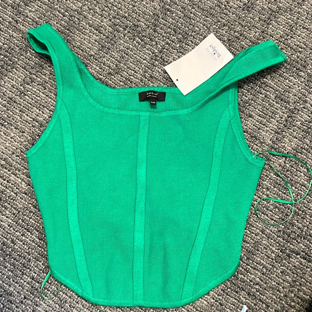 Green corset
